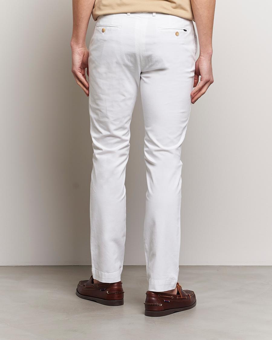 Mies | Housut | Polo Ralph Lauren | Slim Fit Stretch Chinos White