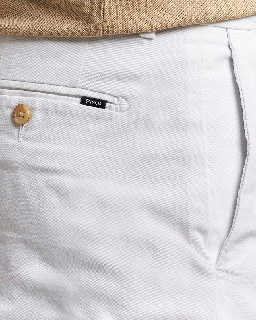 Mies | Housut | Polo Ralph Lauren | Slim Fit Stretch Chinos White