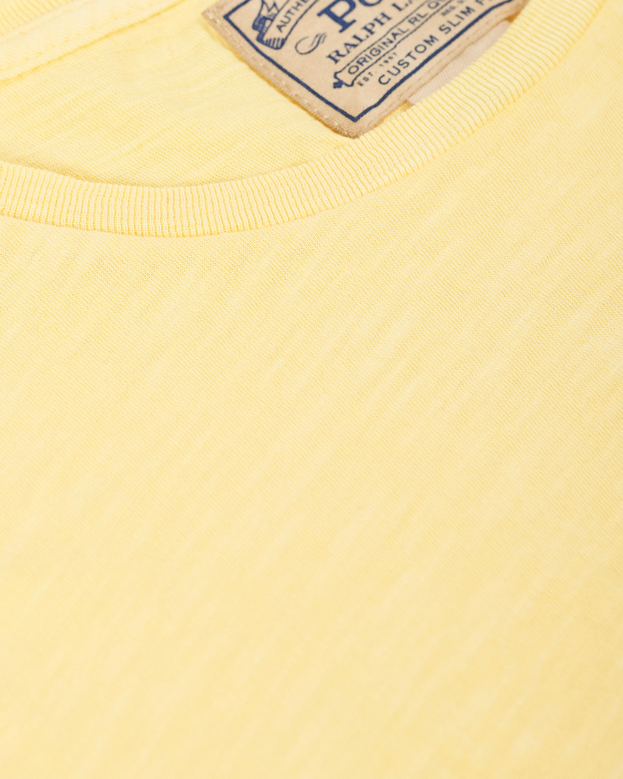 Mies | T-paidat | Polo Ralph Lauren | Washed Crew Neck Pocket Tee Empire Yellow