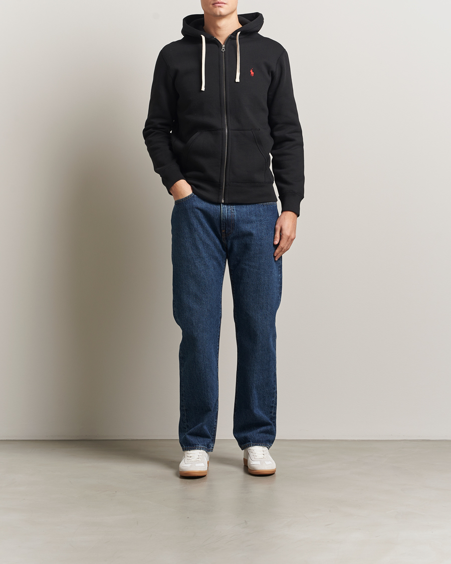 Mies | Puserot | Polo Ralph Lauren | Athletic Fleece Full-Zip Hoodie Polo Black