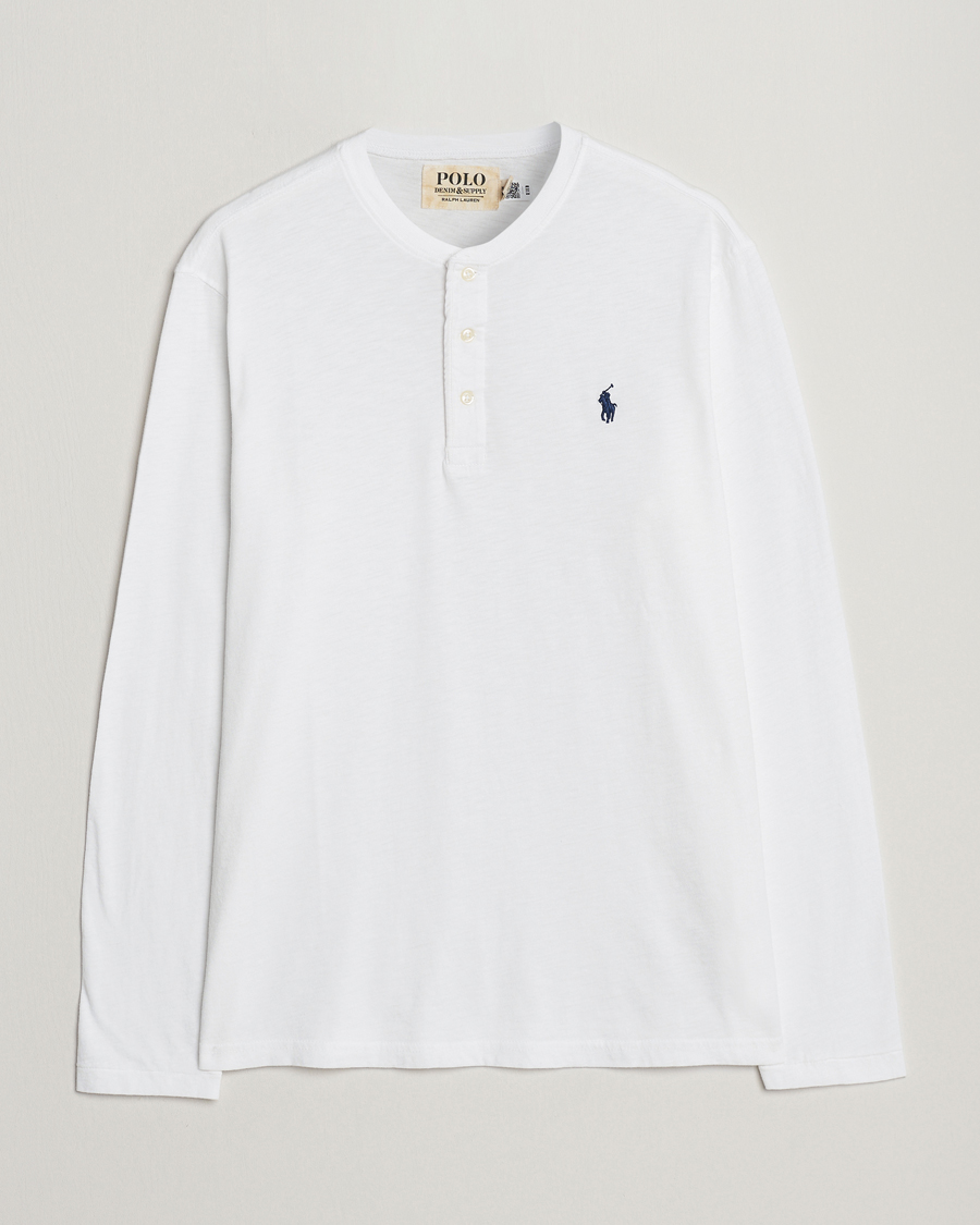 Mies | Puserot | Polo Ralph Lauren | Slub Jersey Henley White