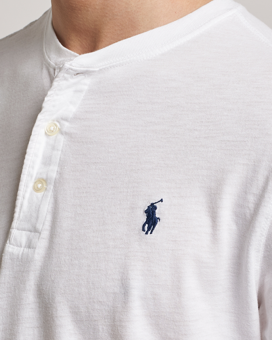 Mies | Puserot | Polo Ralph Lauren | Slub Jersey Henley White