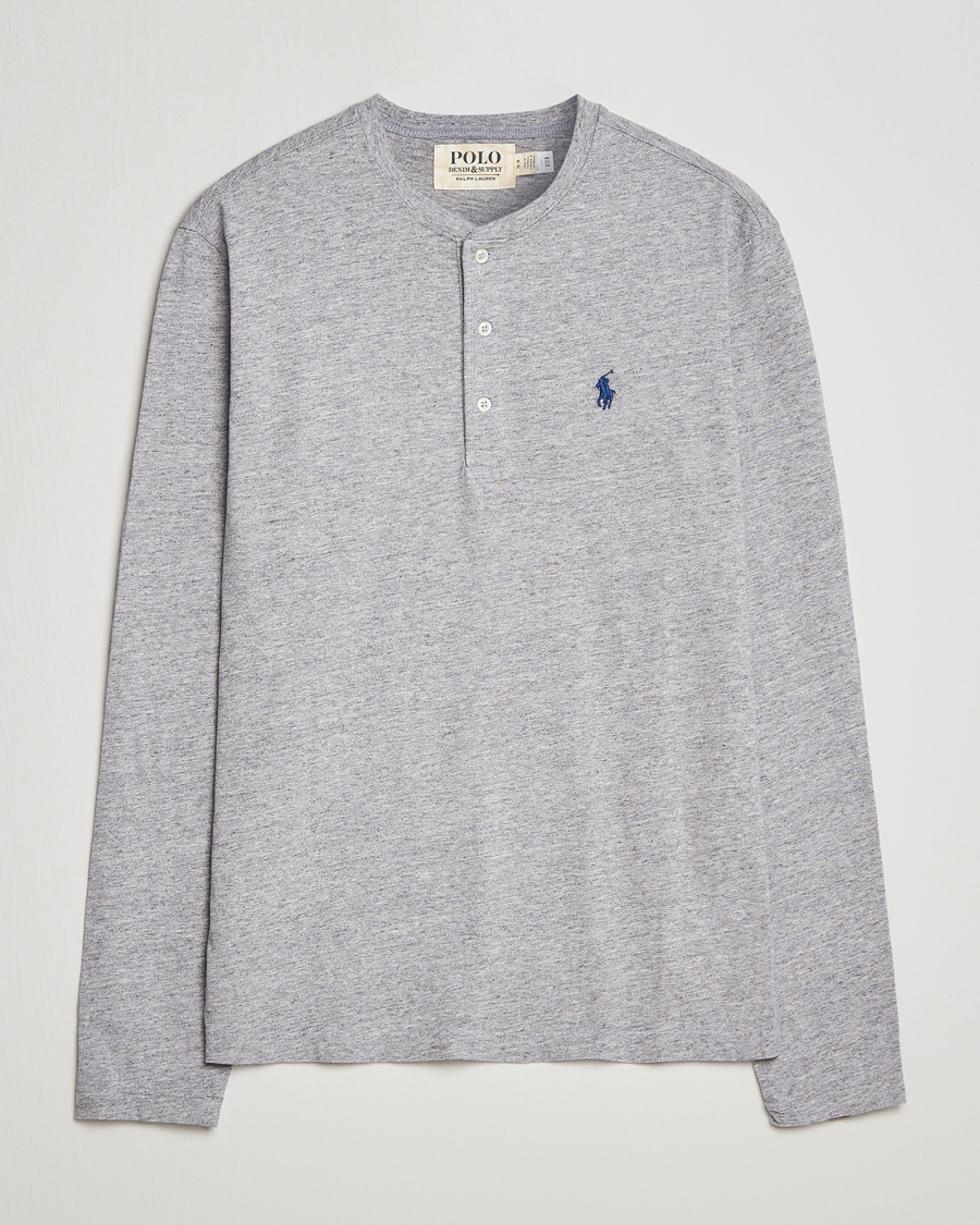 Mies | Puserot | Polo Ralph Lauren | Slub Jersey Henley Dark Vintage Heather