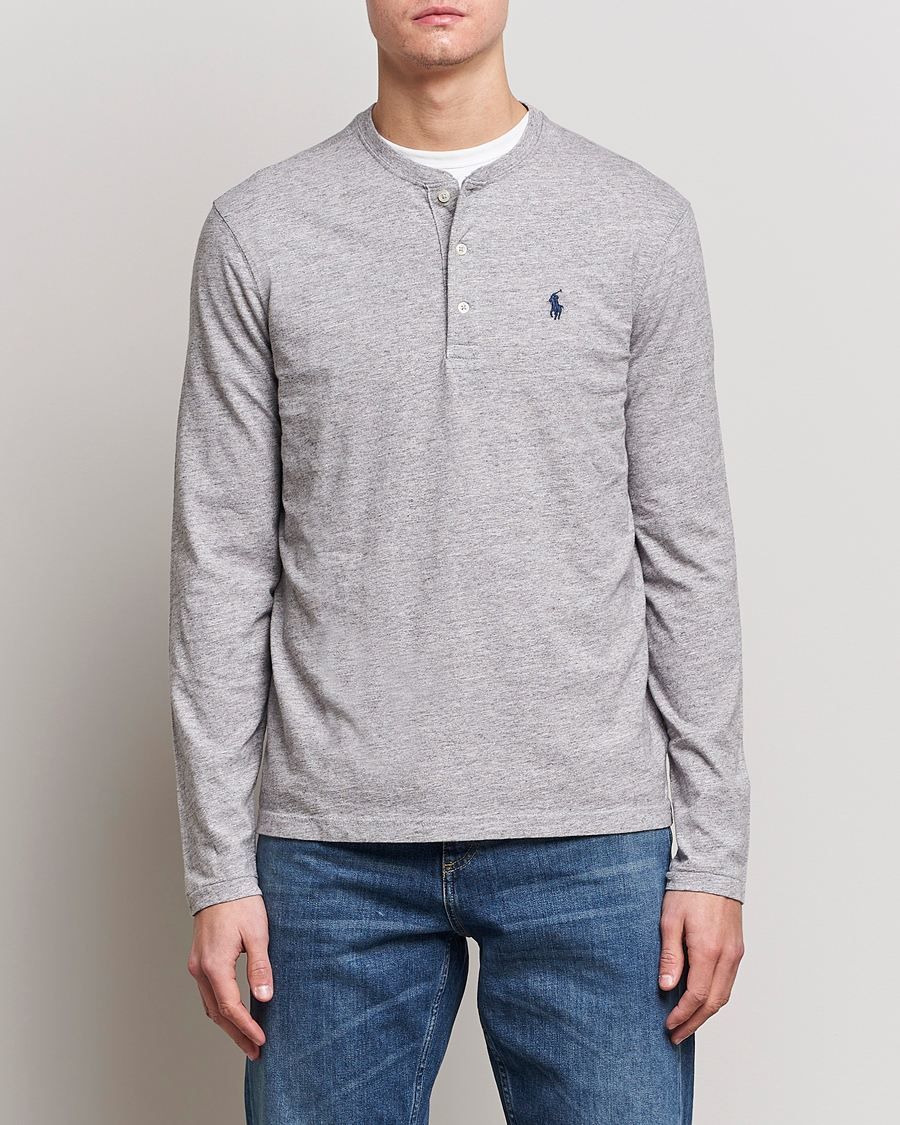 Mies | Puserot | Polo Ralph Lauren | Slub Jersey Henley Dark Vintage Heather
