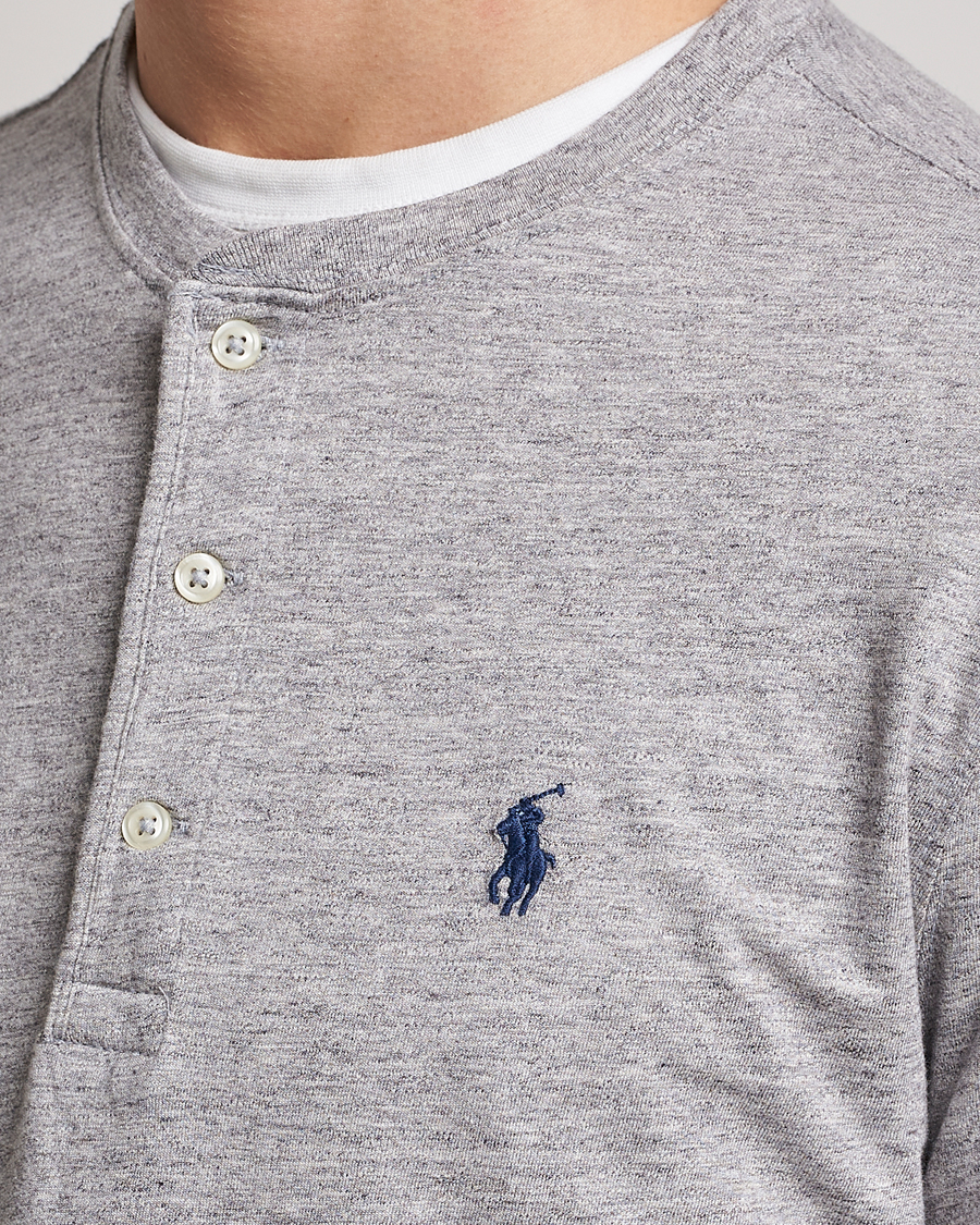 Mies | Puserot | Polo Ralph Lauren | Slub Jersey Henley Dark Vintage Heather