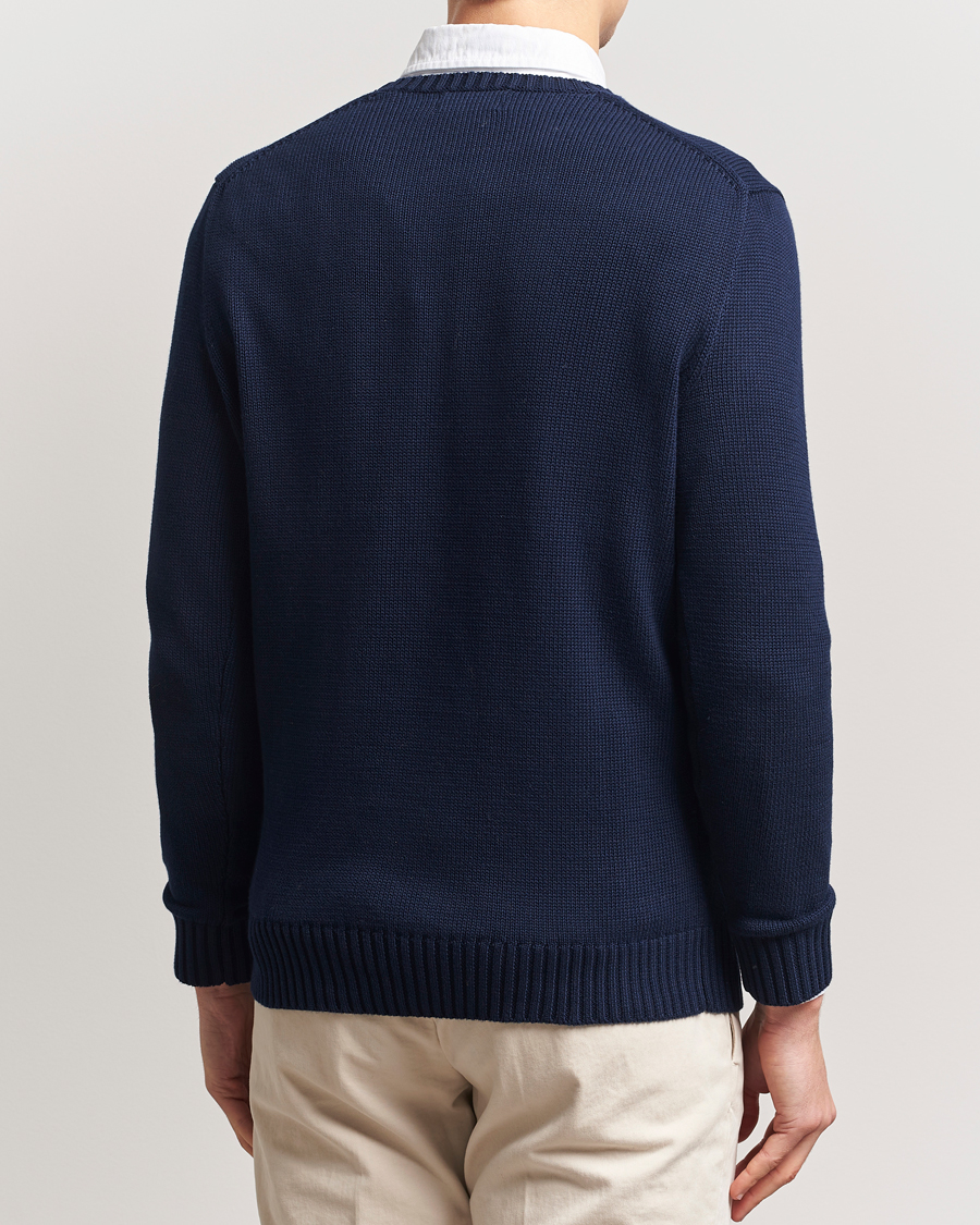 Mies | Puserot | Polo Ralph Lauren | Cotton Crew Neck Sweater Hunter Navy