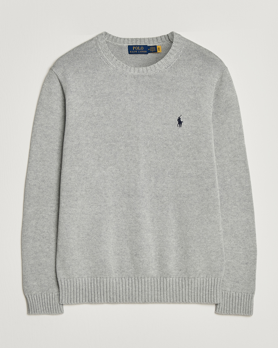 Mies | Puserot | Polo Ralph Lauren | Cotton Crew Neck Sweater Andover Heather
