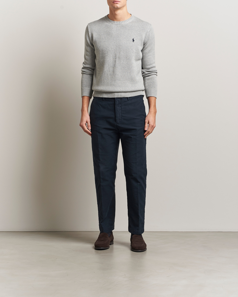 Mies | Puserot | Polo Ralph Lauren | Cotton Crew Neck Sweater Andover Heather