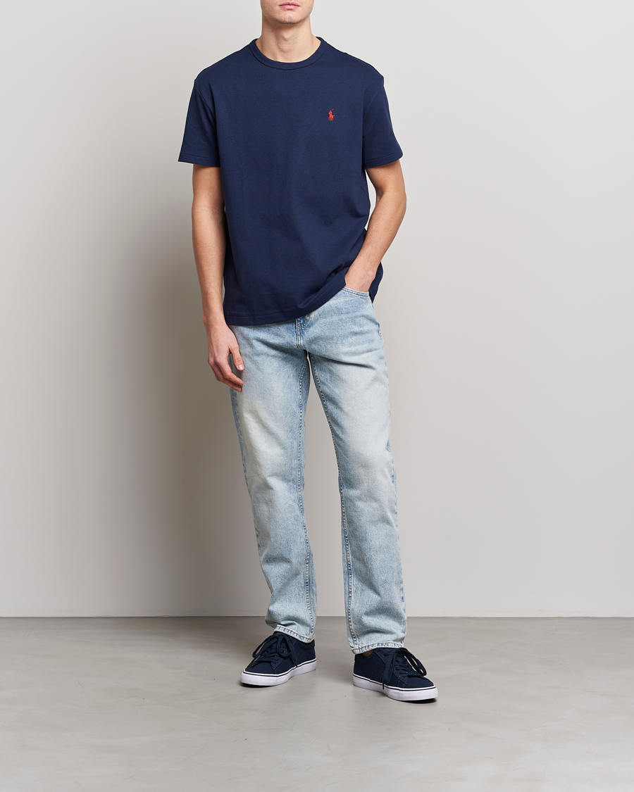 Mies | T-paidat | Polo Ralph Lauren | Heavyweight Crew Neck T-Shirt Newport Navy