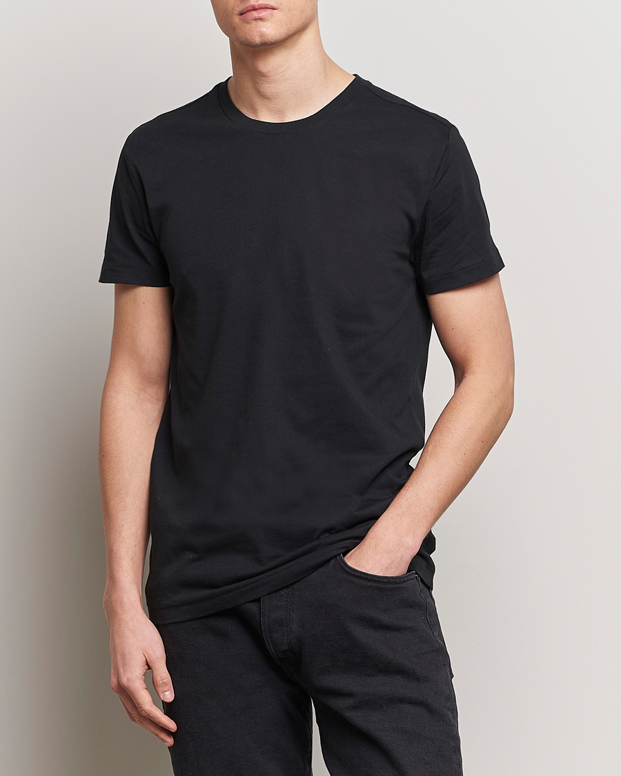 Mies | T-paidat | Polo Ralph Lauren | 3-Pack Crew Neck T-Shirt White/Black/Andover Heather