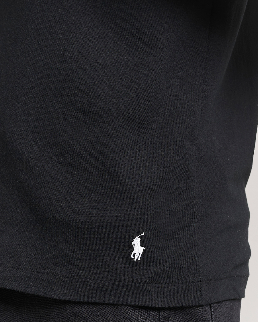 Mies | T-paidat | Polo Ralph Lauren | 3-Pack Crew Neck T-Shirt White/Black/Andover Heather