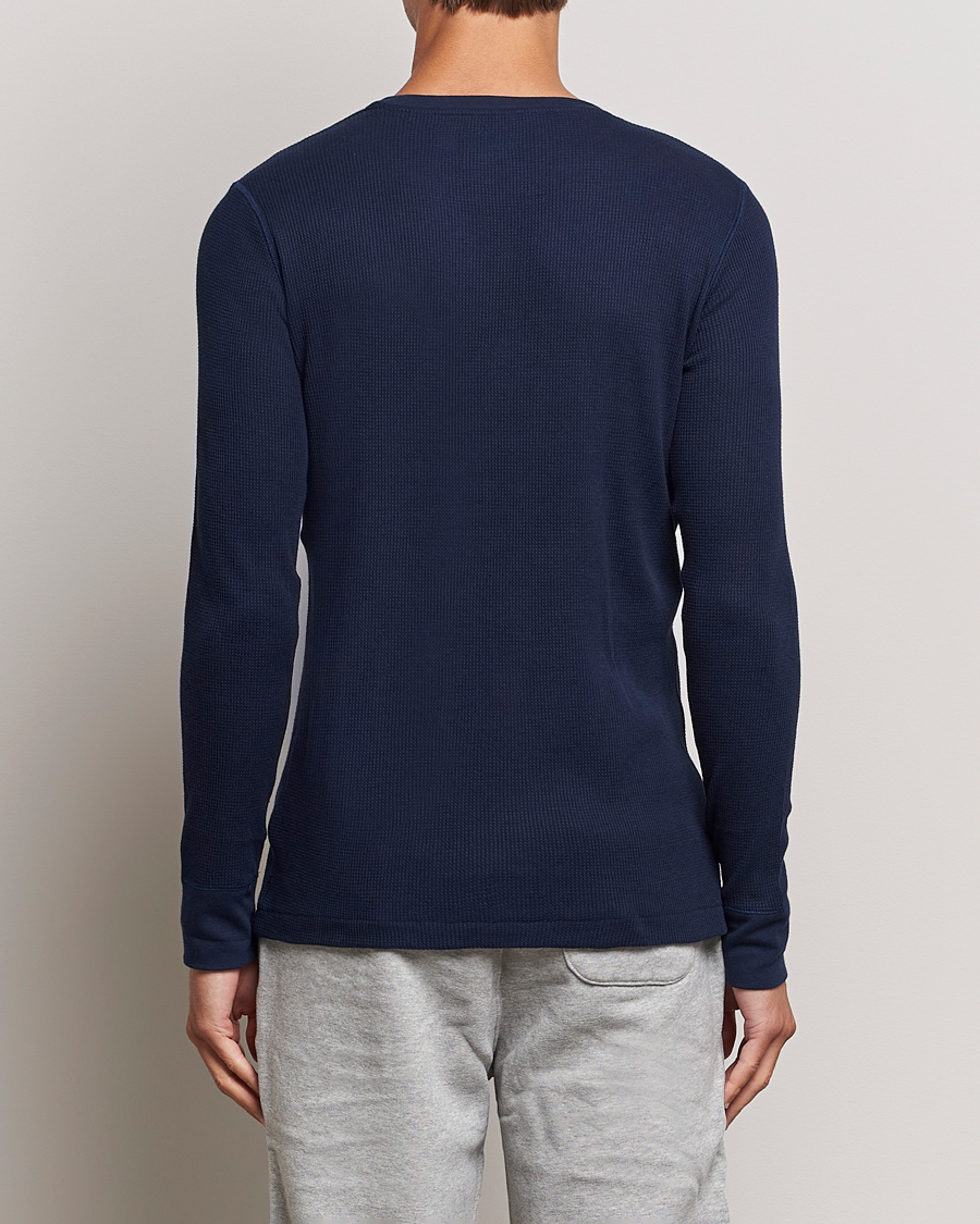 Mies | T-paidat | Polo Ralph Lauren | Waffle Long Sleeve Crew Neck Cruise Navy