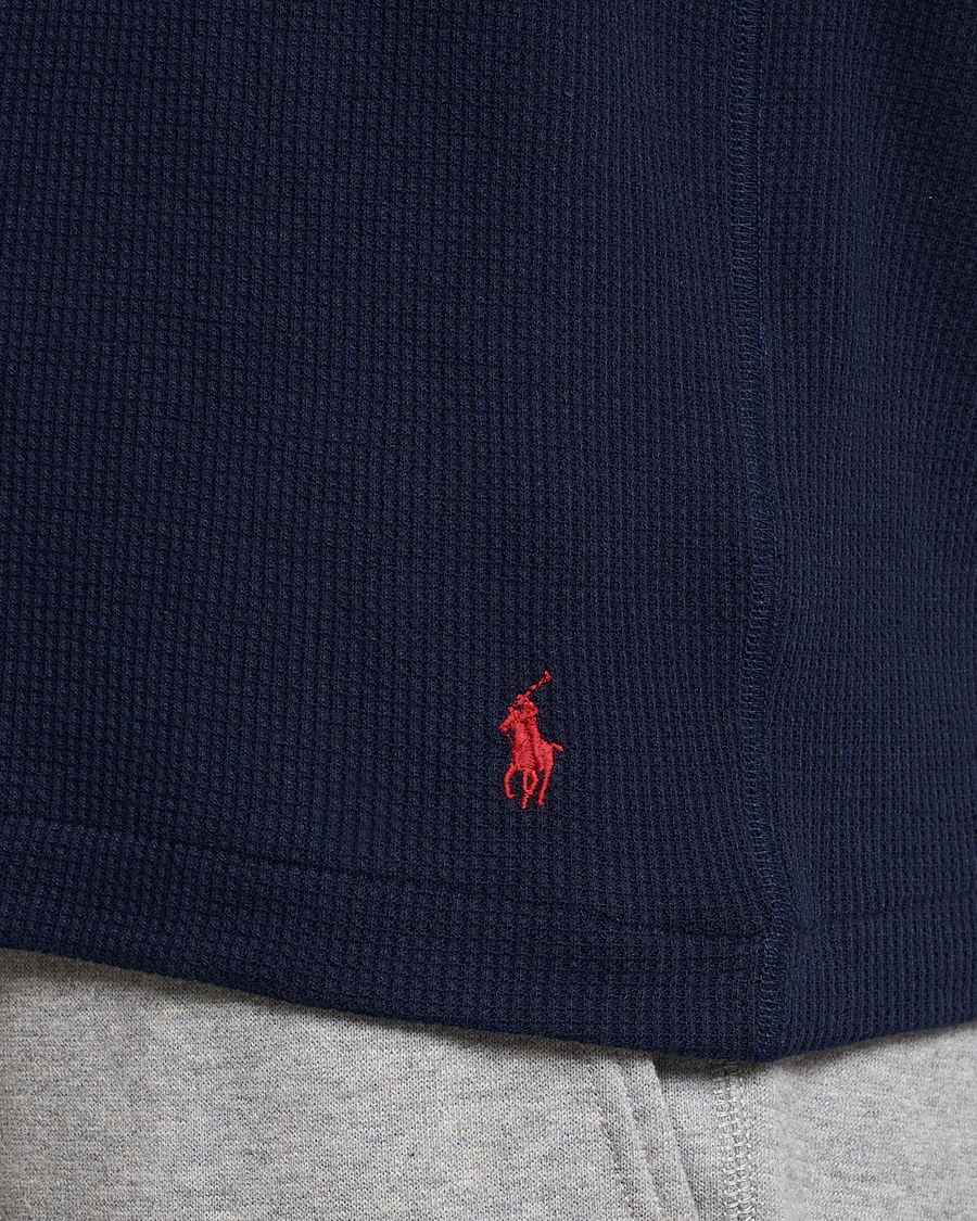 Mies | T-paidat | Polo Ralph Lauren | Waffle Long Sleeve Crew Neck Cruise Navy