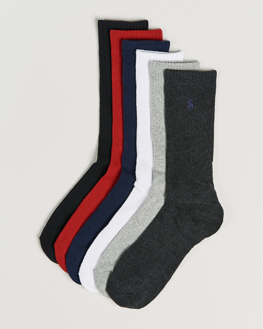 Mies | Joululahjavinkkejä | Polo Ralph Lauren | 6-Pack Cotton Crew Socks Multi