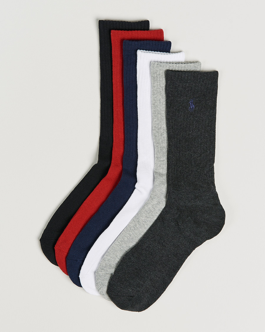Mies | Alusvaatteet | Polo Ralph Lauren | Polo Ralph Lauren6-Pack Cotton Crew SocksMulti
