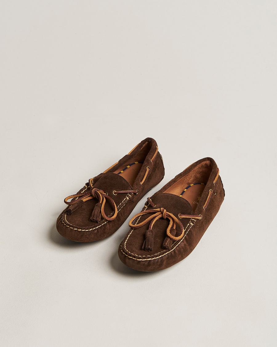 Mies | Mokkasiinit | Polo Ralph Lauren | Anders Suede Driving Shoe Chocolate Brown