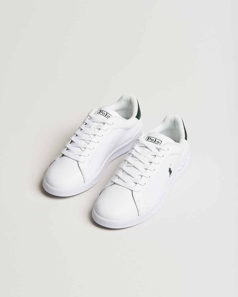 Mies | Kengät | Polo Ralph Lauren | Heritage Court Sneaker White/College Green