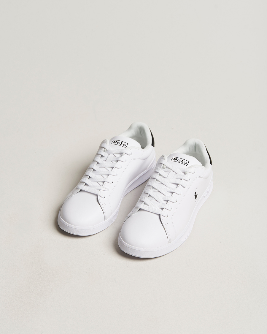 Mies | Preppy Authentic | Polo Ralph Lauren | Heritage Court Sneaker White/Black