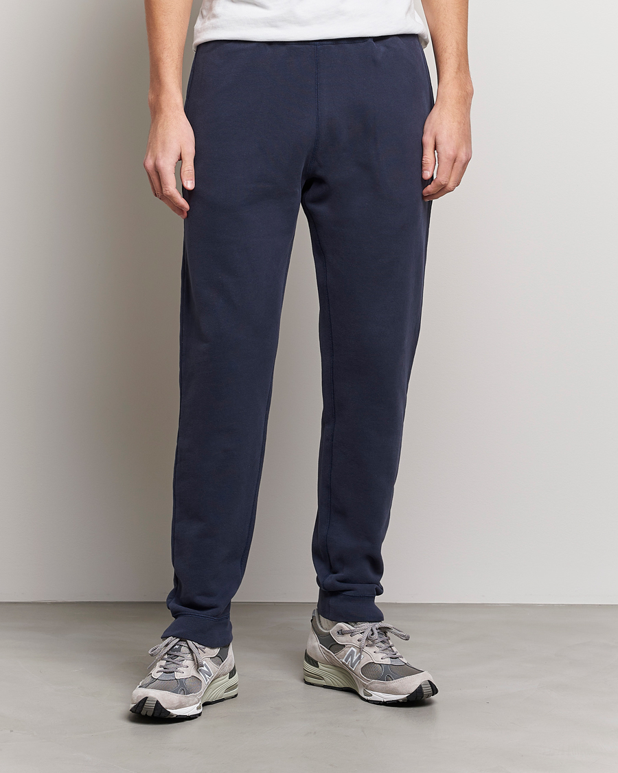 Mies | Housut | Sunspel | Cotton Loopback Track Pants Navy