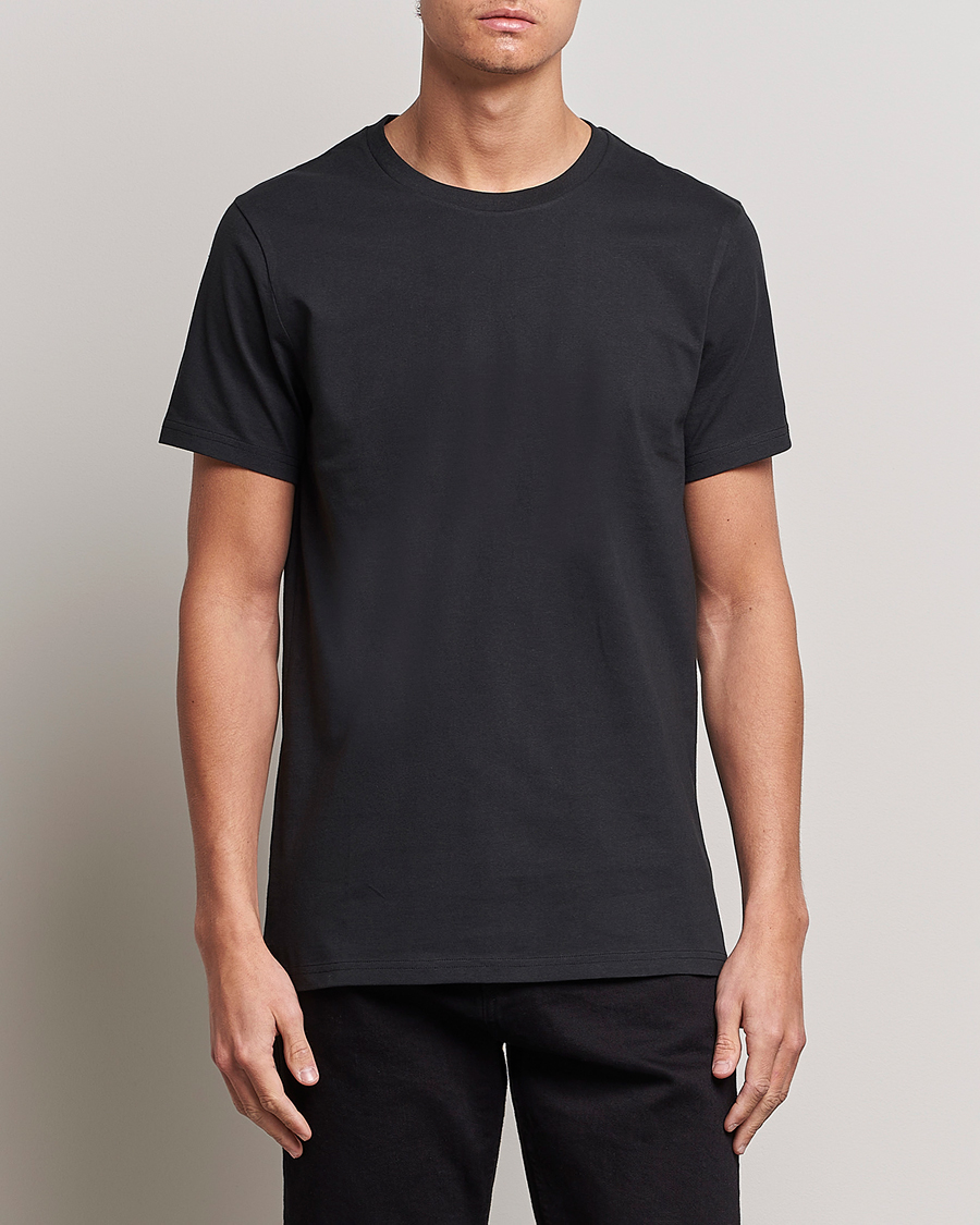Mies | T-paidat | Bread & Boxers | Crew Neck Regular T-Shirt Black
