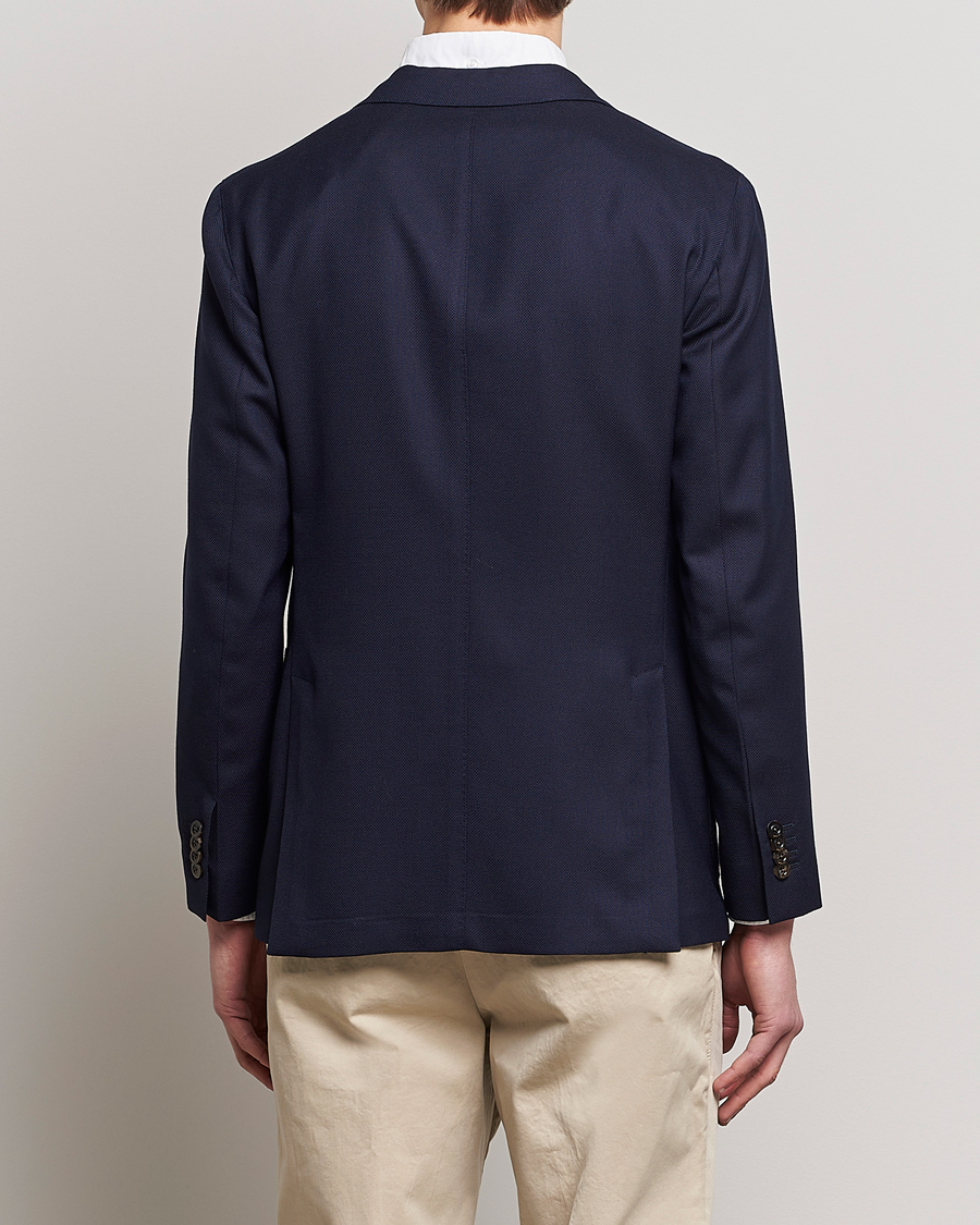 Mies | Pikkutakit | Boglioli | K Jacket Wool Hopsack Blazer Navy