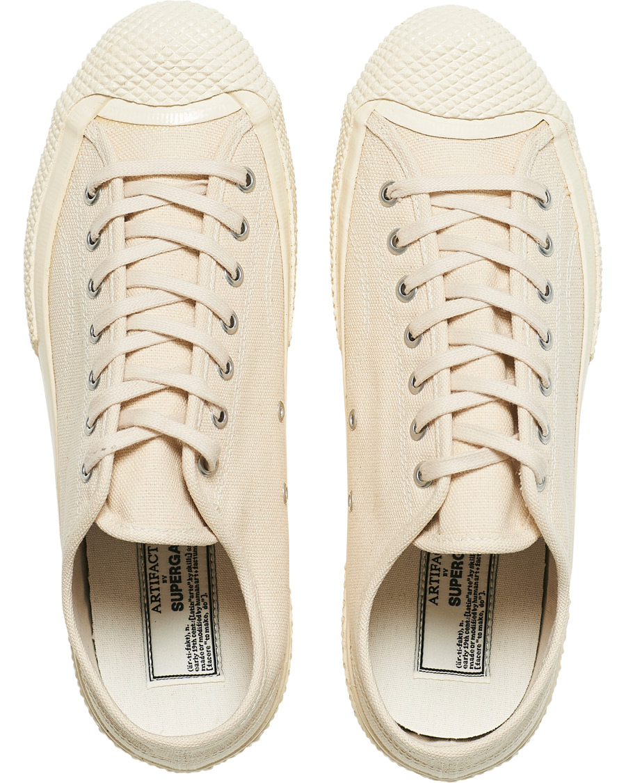 Mies | Superga Artifact MS Japanese Canvas Sneaker White Mastice | Superga | Artifact MS Japanese Canvas Sneaker White Mastice