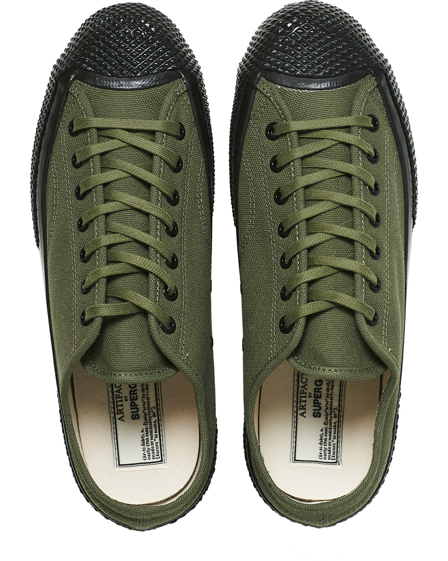 Mies | Superga Artifact MS Japanese Canvas Sneaker Military Green | Superga | Artifact MS Japanese Canvas Sneaker Military Green