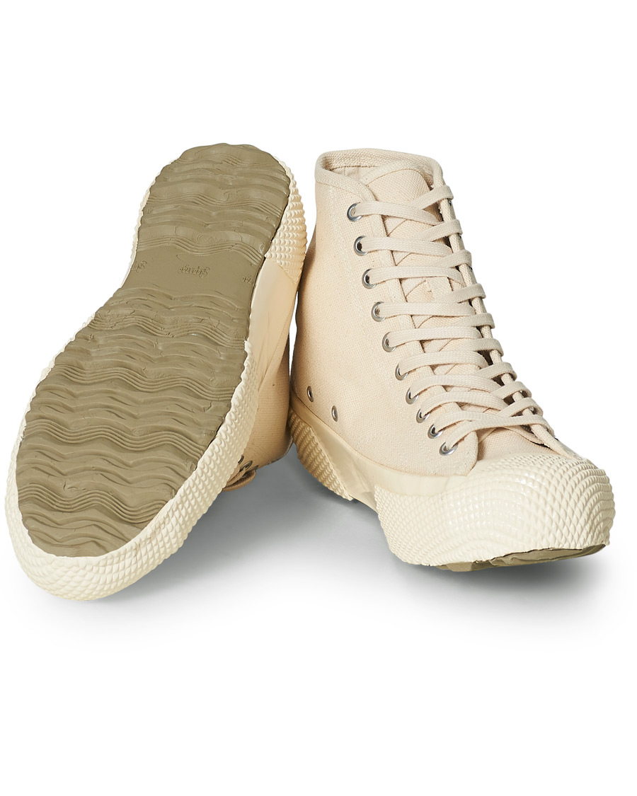 Mies | Superga Artifact MS Japanese Canvas High Sneaker White Mastice | Superga | Artifact MS Japanese Canvas High Sneaker White Mastice