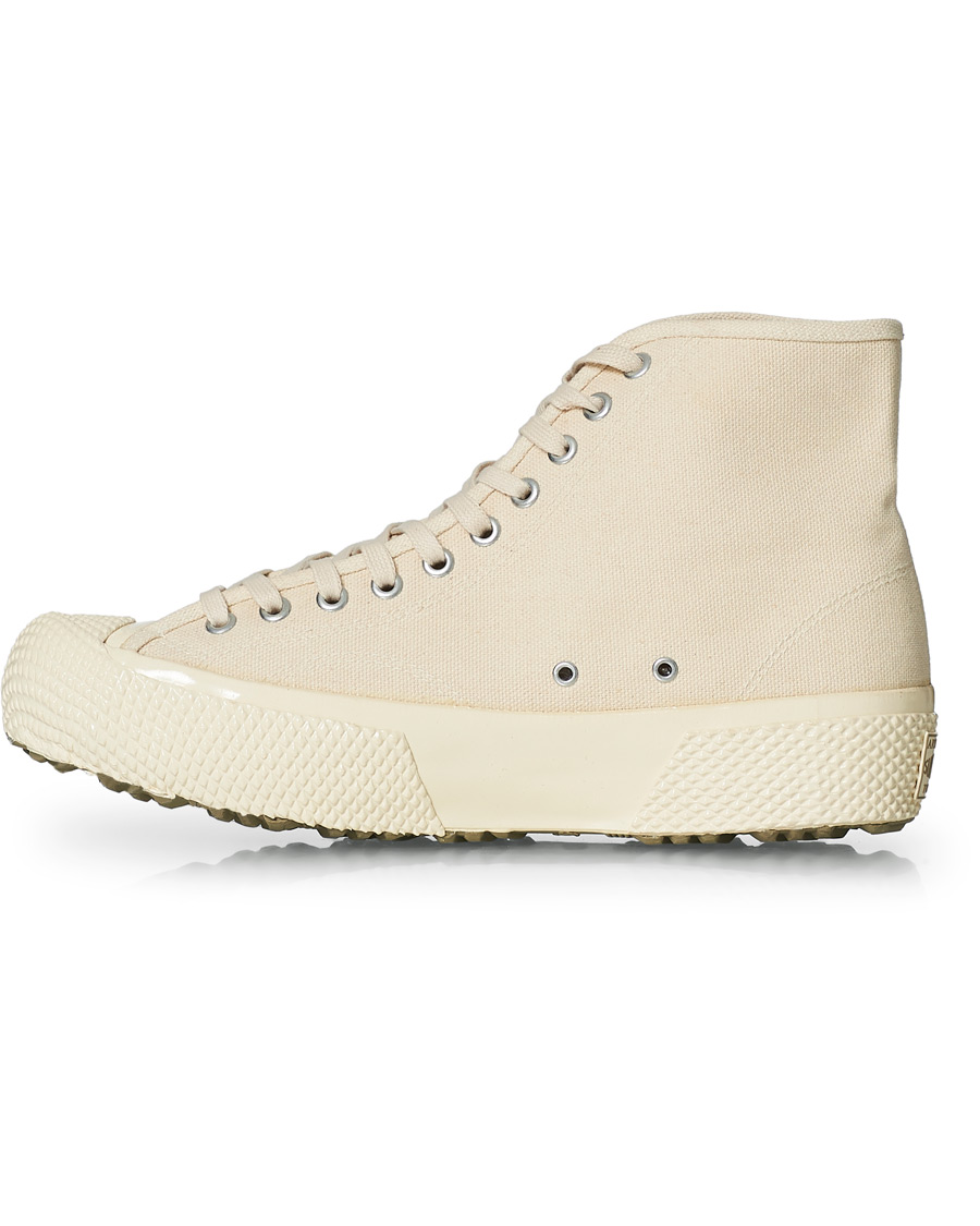 Mies | Superga Artifact MS Japanese Canvas High Sneaker White Mastice | Superga | Artifact MS Japanese Canvas High Sneaker White Mastice