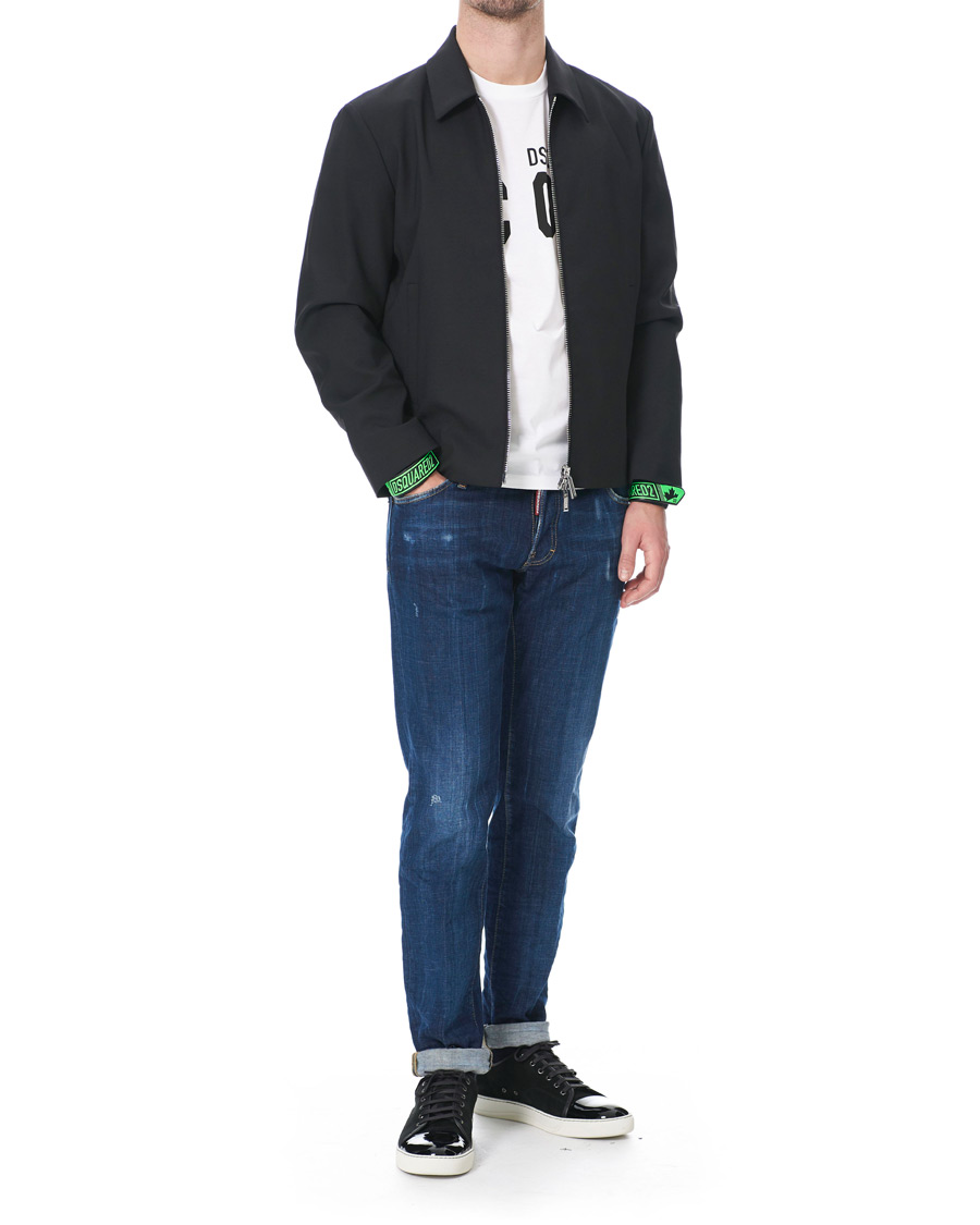 Mies | Takit | Dsquared2 | Fluo Sign Bomber Jacket Black