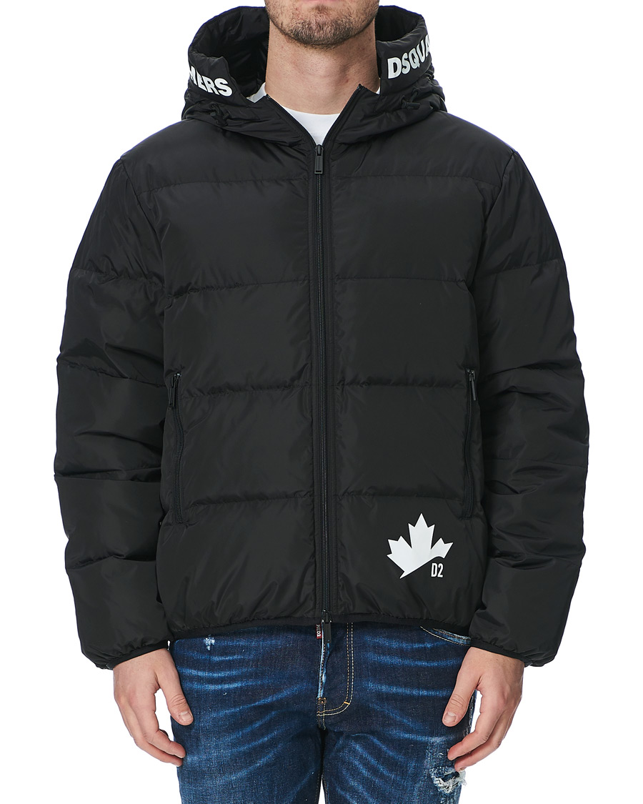 Mies | Takit | Dsquared2 | Down Hooded Jacket Black
