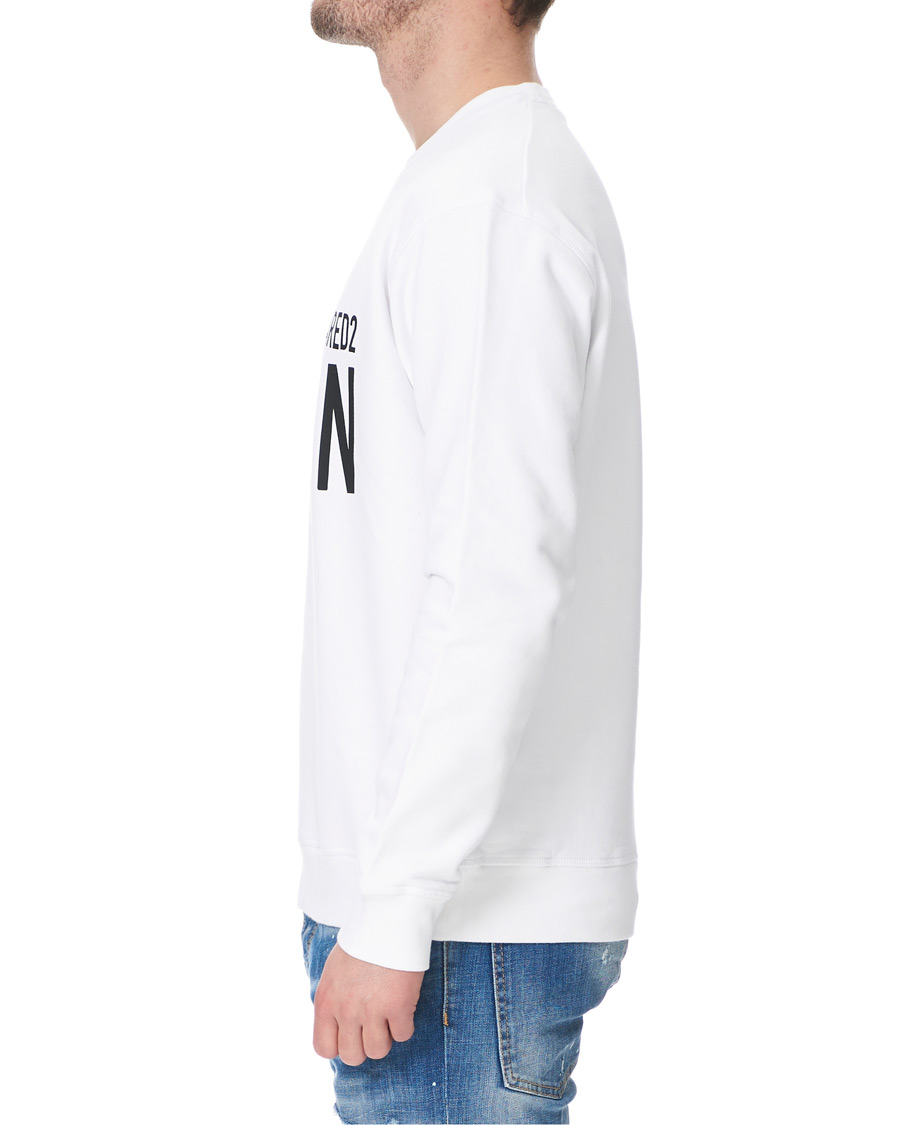 Mies | Puserot | Dsquared2 | Icon Sweatshirt White