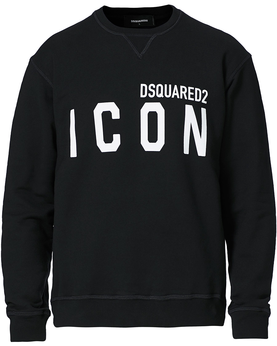 Mies | Puserot | Dsquared2 | Icon Sweatshirt Black