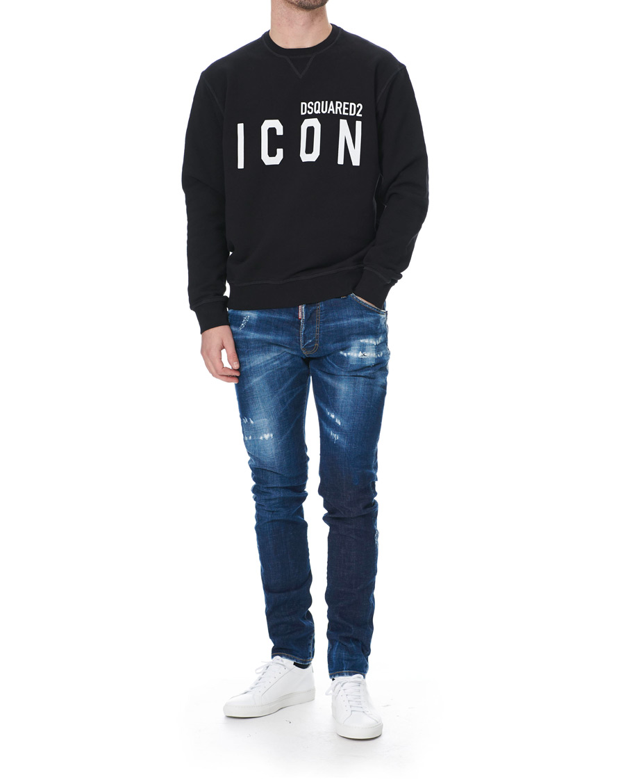 Mies | Puserot | Dsquared2 | Icon Sweatshirt Black