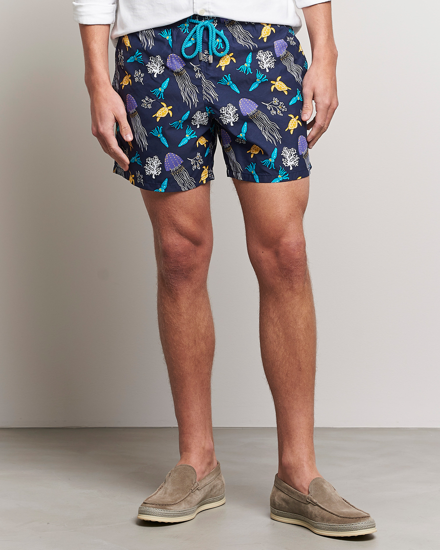 Mies | Uimahousut | Vilebrequin | Moorea Swim Shorts Navy Blue