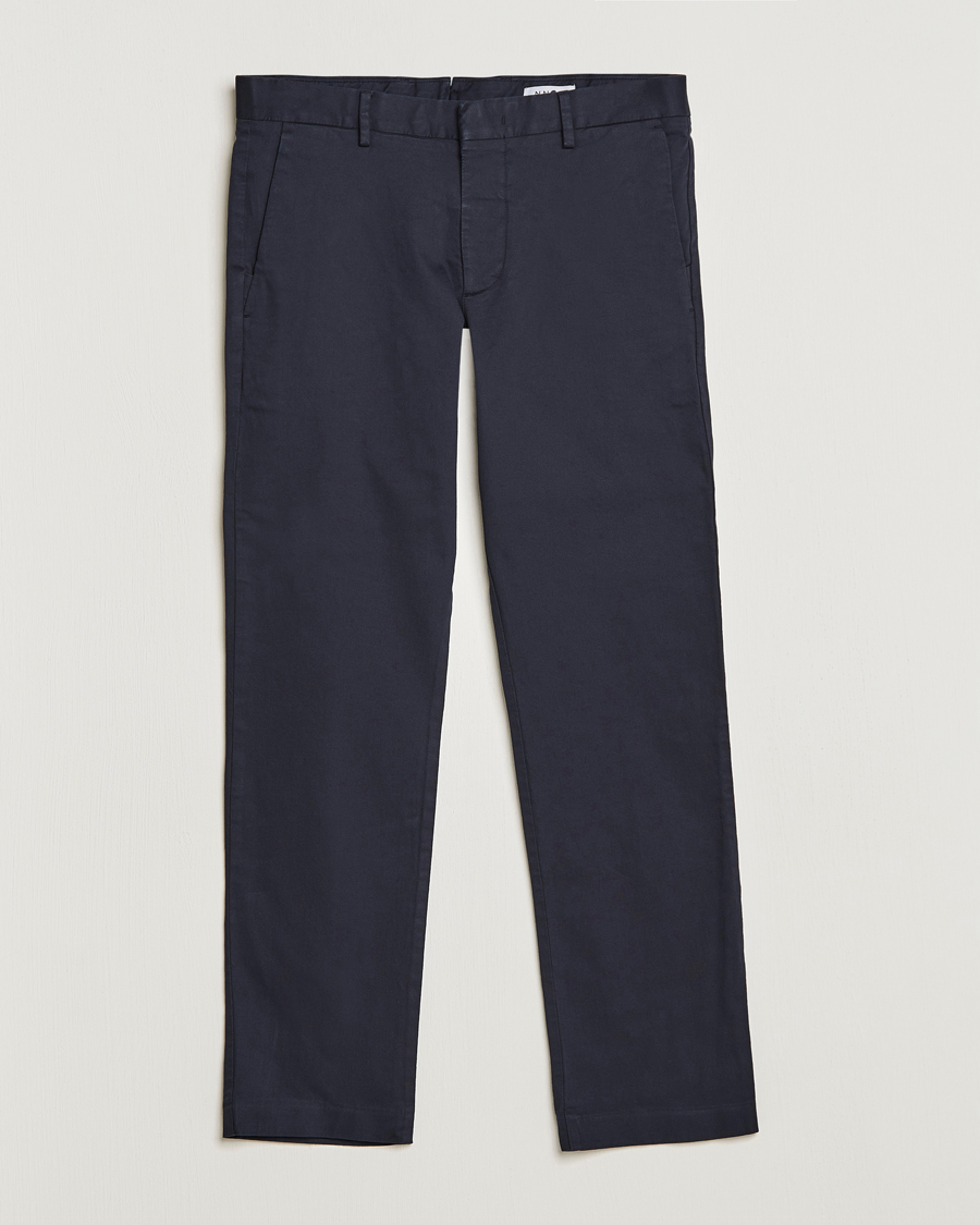 Mies | Chinot | NN07 | Theo Regular Fit Stretch Chinos Navy Blue