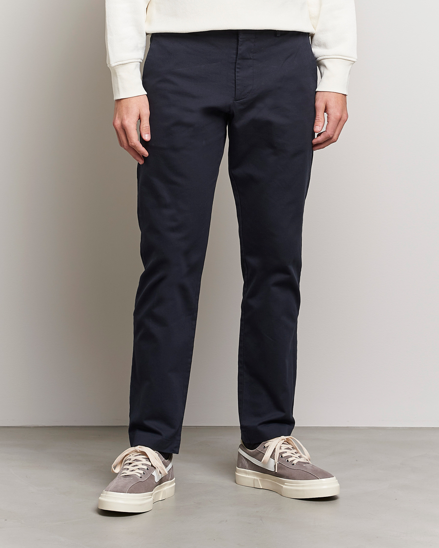 Mies | Housut | NN07 | Theo Regular Fit Stretch Chinos Navy Blue