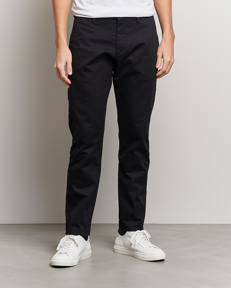 Mies | Wardrobe Basics | NN07 | Theo Regular Fit Stretch Chinos Black