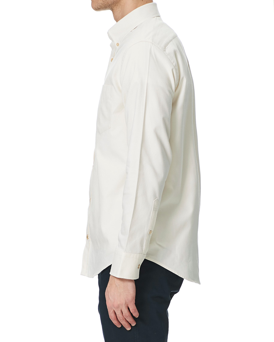 Mies | Kauluspaidat | NN07 | Levon Oxford/Cashmere Shirt Egg White