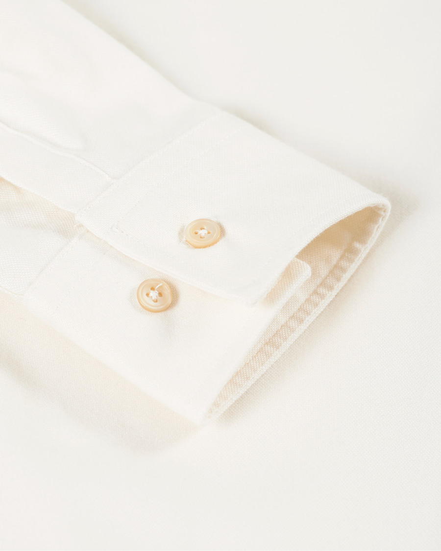 Mies | Kauluspaidat | NN07 | Levon Oxford/Cashmere Shirt Egg White