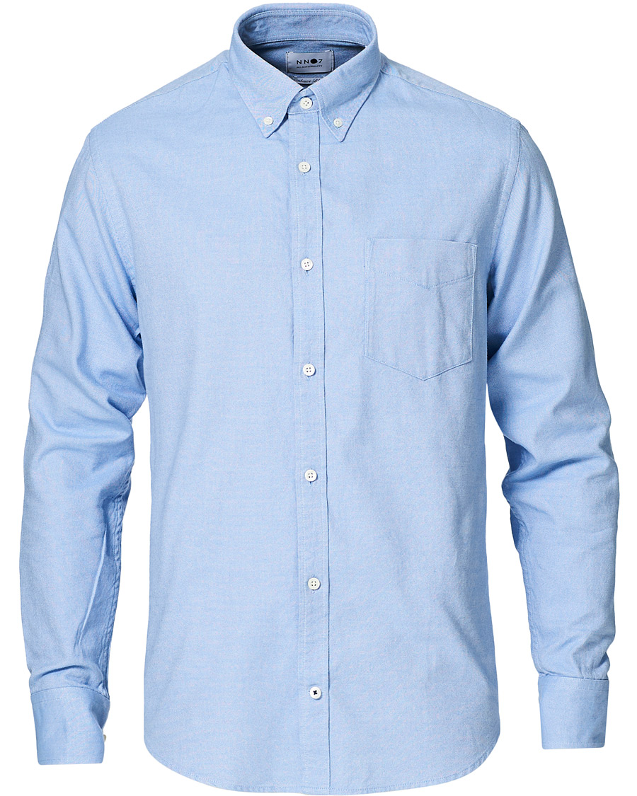 Miehet |  | NN07 | Levon Oxford/Cashmere Shirt Light Blue