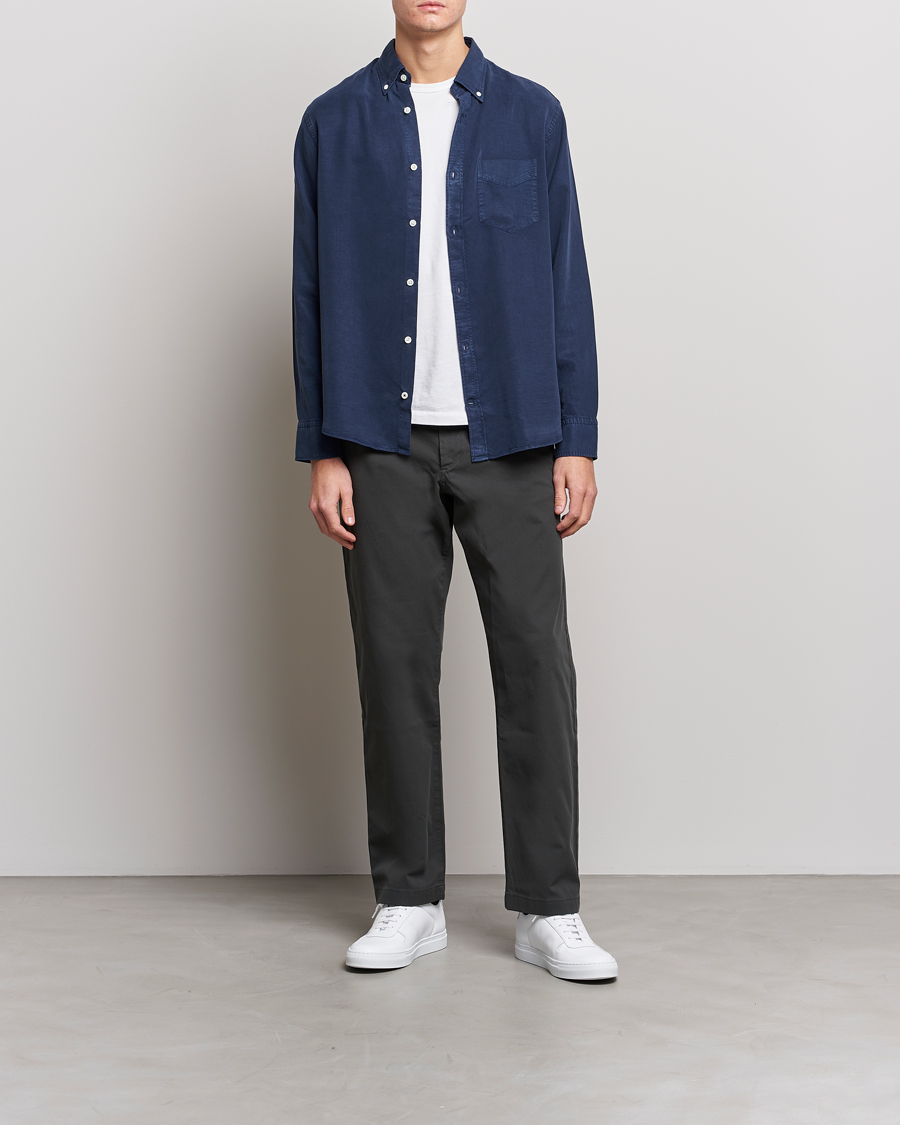 Mies | Kauluspaidat | NN07 | LevonTencel Shirt Blue