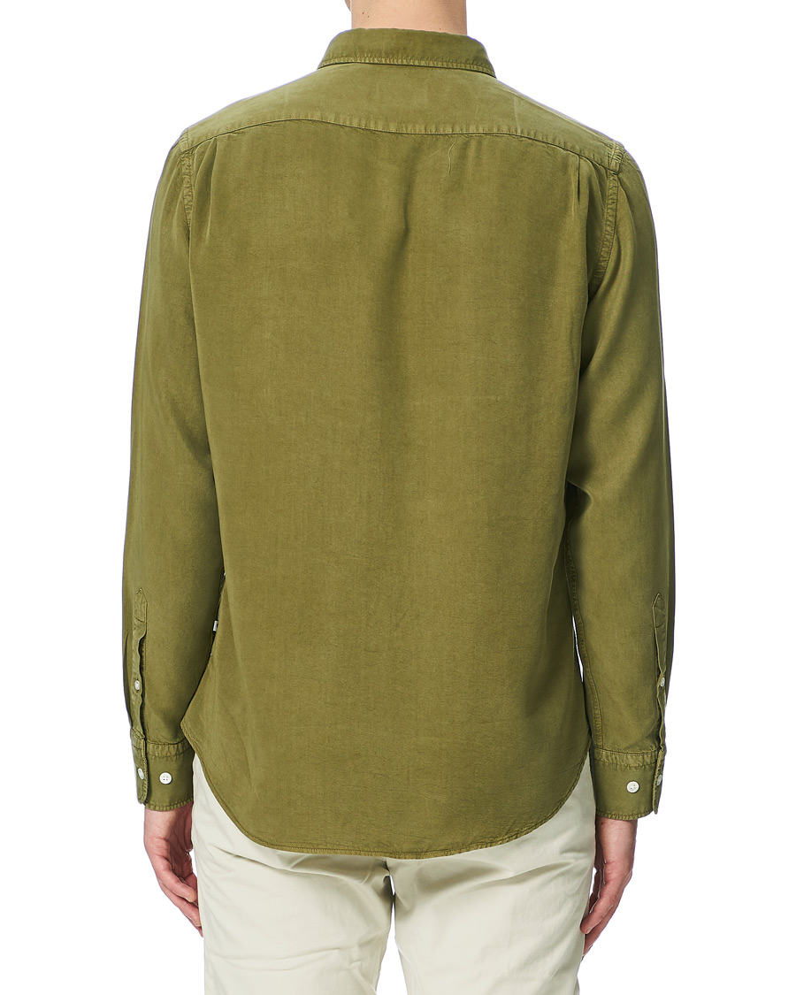 Mies | Kauluspaidat | NN07 | Manza Tencel Shirt Green