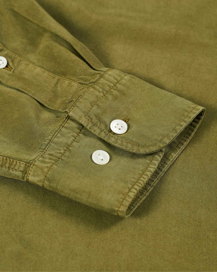 Mies | Kauluspaidat | NN07 | Manza Tencel Shirt Green