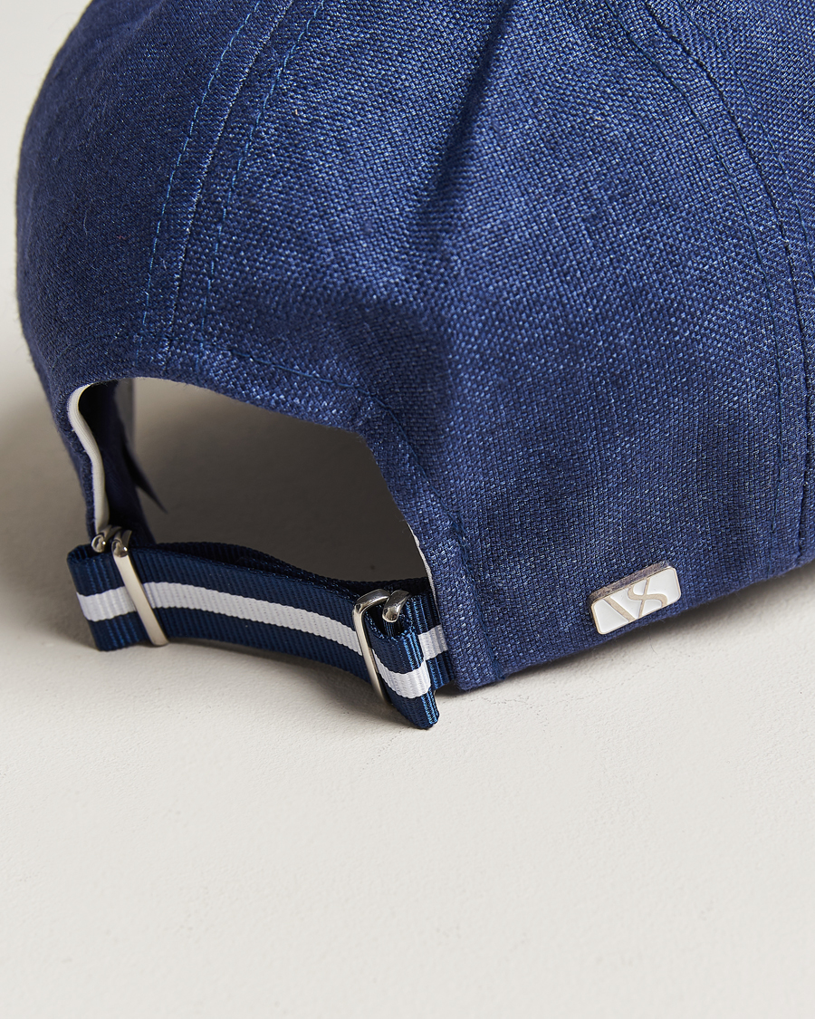 Mies | Varsity Headwear Linen Baseball Cap Oxford Blue | Varsity Headwear | Linen Baseball Cap Oxford Blue