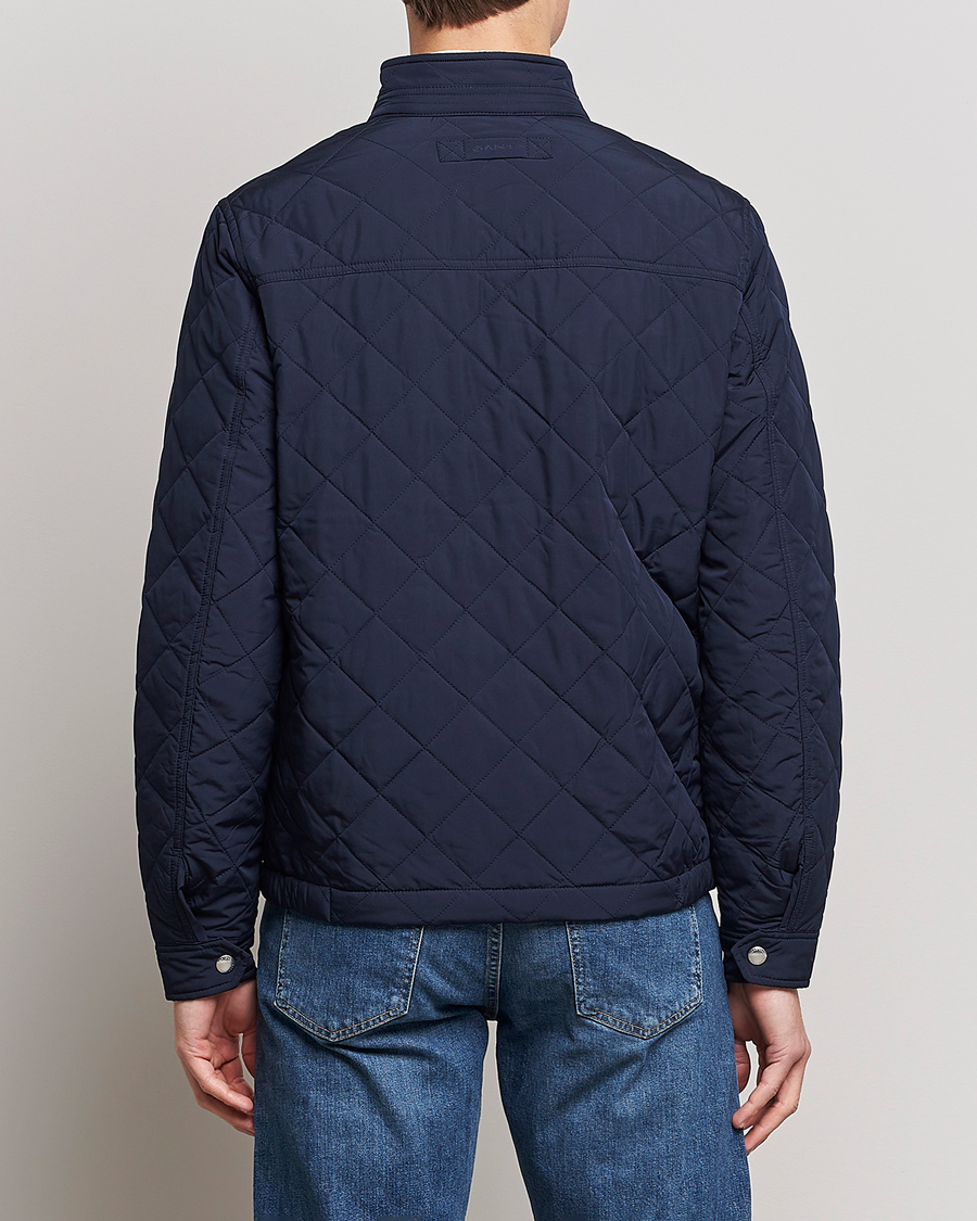 Mies | Takit | GANT | The Quilted Windcheater Evening Blue