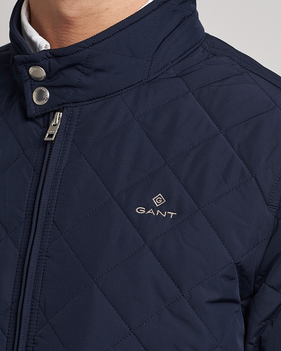 Mies | Takit | GANT | The Quilted Windcheater Evening Blue
