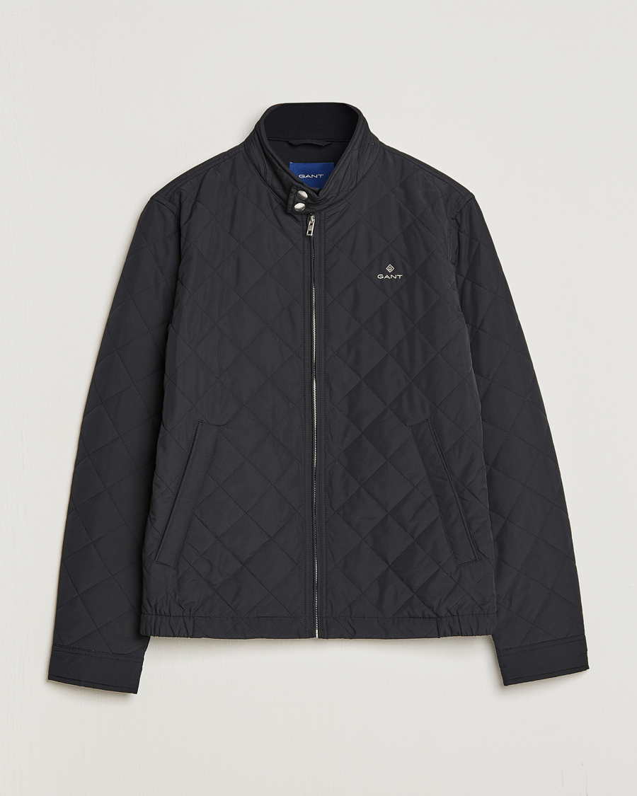 Miehet |  | GANT | The Quilted Windcheater Black