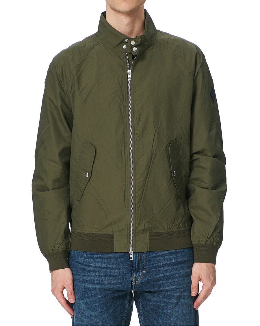 Mies | Takit | GANT | Nylon Harrington Jacket Dark Leaf