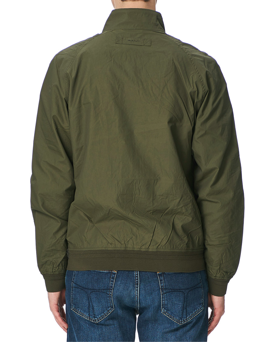 Mies | Takit | GANT | Nylon Harrington Jacket Dark Leaf